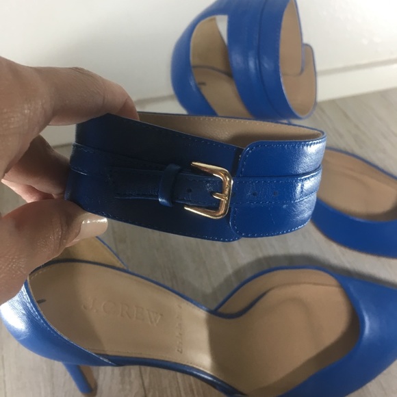 Royal Blue J. Crew Heels - Picture 2 of 4